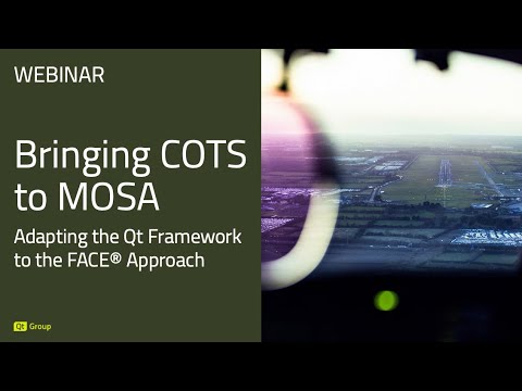 Bringing COTS to MOSA: Adapting the Qt Framework to the FACE® Approach
